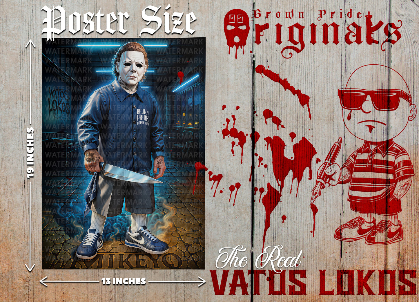 "Mikeyo" Premium Poster-13X19 Glossy Finish