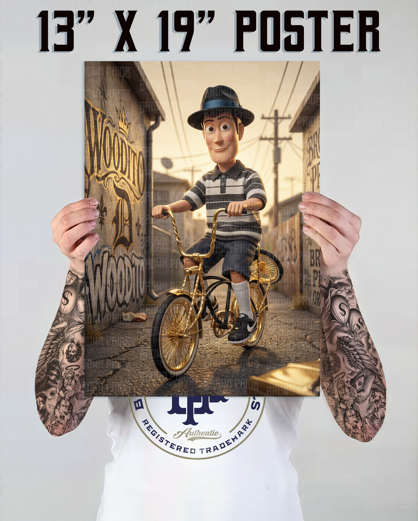 "Woodito" Premium Poster-13X19 Glossy Finish