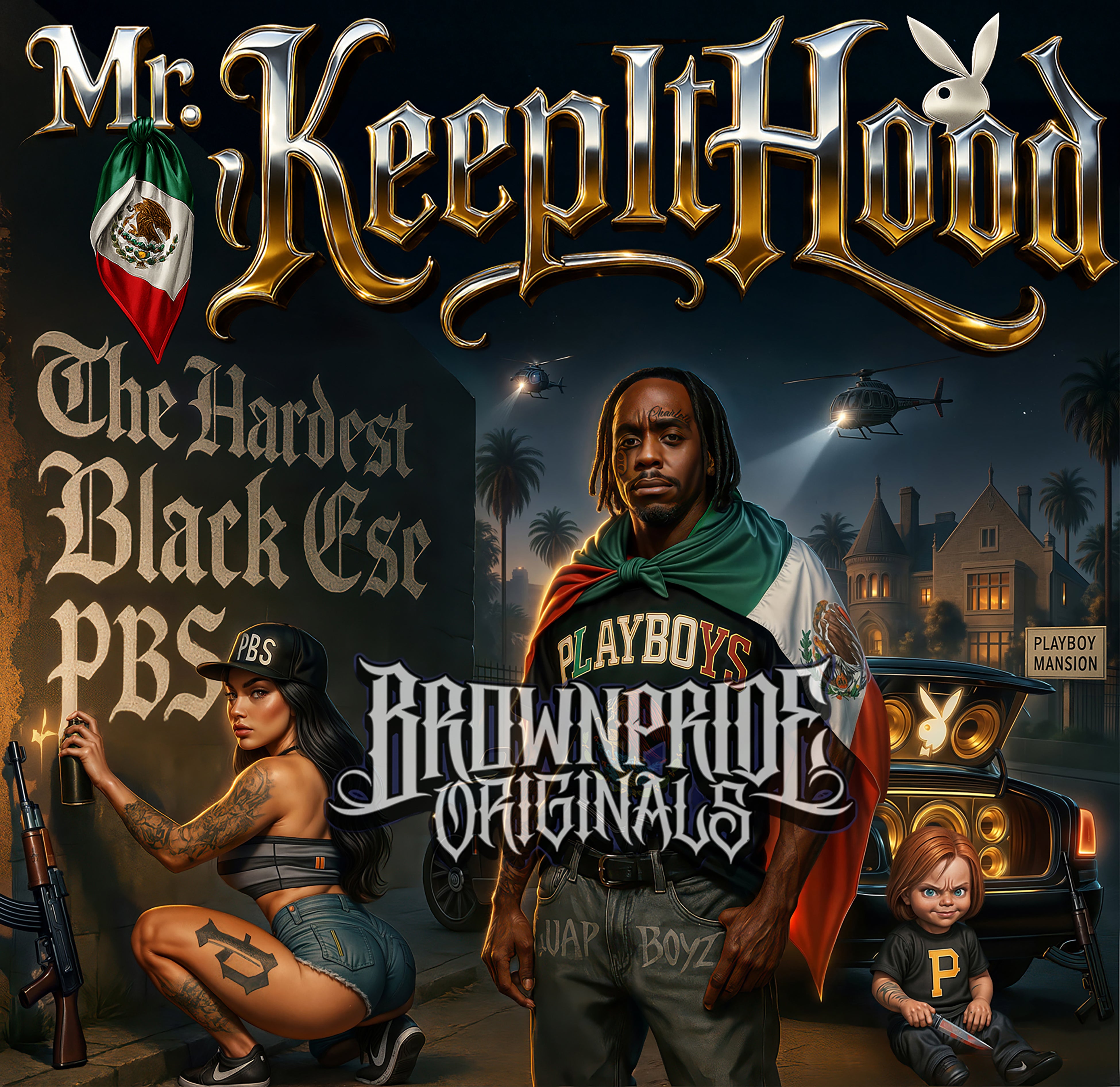 Album Cover Art – Brown Pride Originals