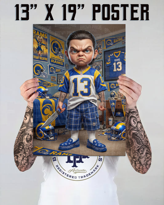 "Chuckstero LA" Premium Poster-13X19 Glossy Finish