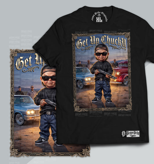 "Get Up Chuckstero" T-shirt