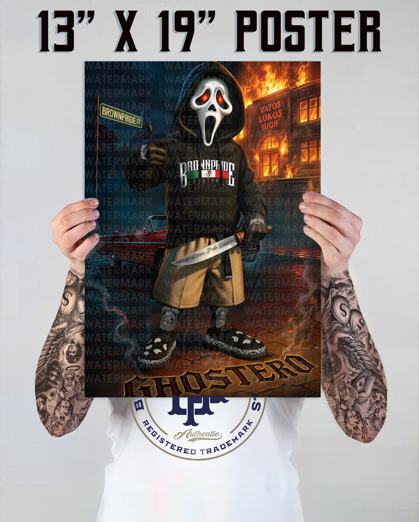 "Ghostero" Premium Poster-13X19 Glossy Finish