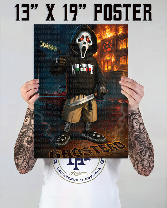 "Ghostero" Premium Poster-13X19 Glossy Finish
