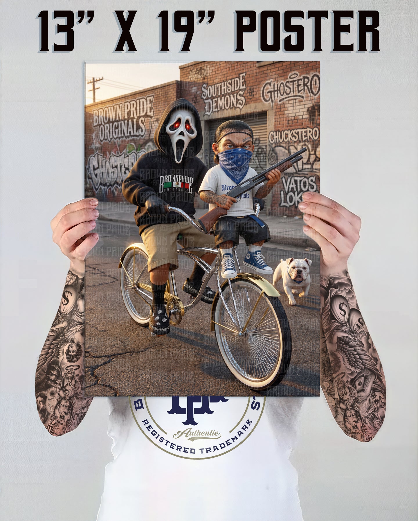 "Horror Bike Patrol" Premium Poster-13X19 Glossy Finish