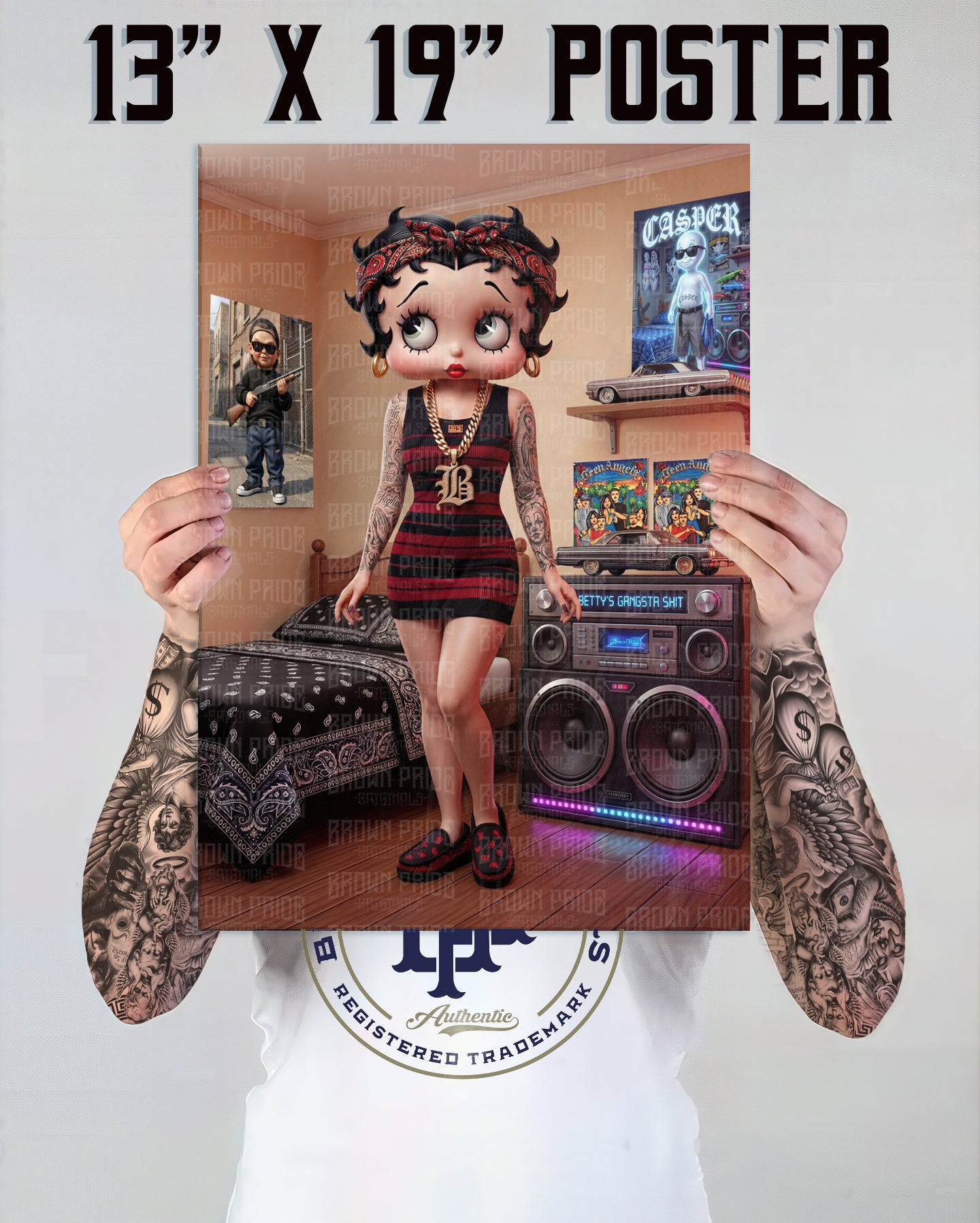 "Lil Betty" Premium Poster-13X19 Glossy Finish