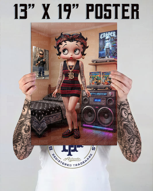 "Lil Betty" Premium Poster-13X19 Glossy Finish