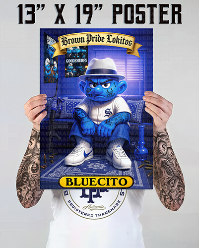 "Bluecito " Premium Poster-13X19 Glossy Finish